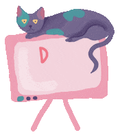 filhadelilithh cat magic witch bruxa Sticker