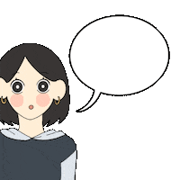 rupalico anime shocked surprised awkward Sticker
