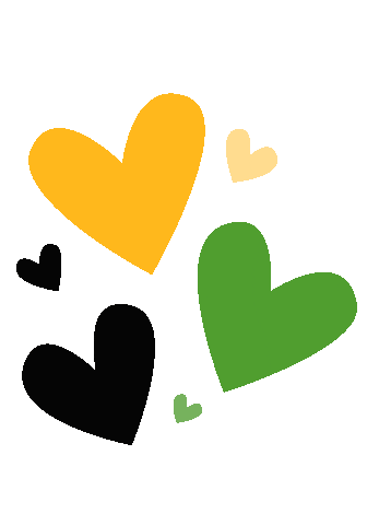 One Love Hearts Sticker by KAID