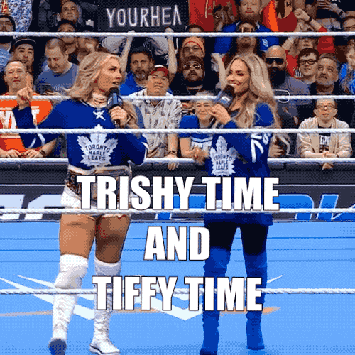 Maple Leafs Wwe GIF by Trish Stratus