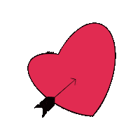 Heart Arrow Sticker