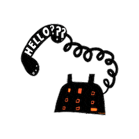 Call Me Hello Sticker