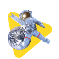 BrandBros astronaut brandbros Sticker