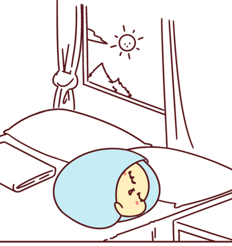 Tired Good Morning GIF by Nattan_Universe