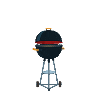 Party Grilling Sticker by Ty Ling