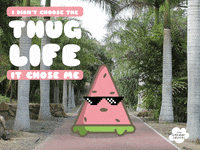 Creamlovers summer wild watermelon thug life GIF