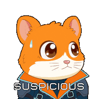 Nervous Hamster Sticker by Hamieverse