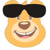 Yellow Bear Swag Sticker