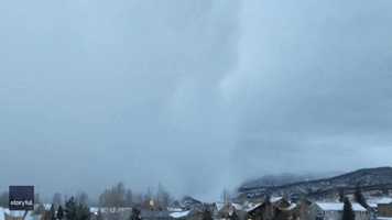 'Woah, Look at It!': Massive Snow Squall Swallows Town in Northern Colorado