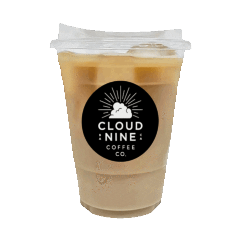 cloud9coffeecompany giphyupload icedcoffee icedlatte cloud9coffeeco Sticker