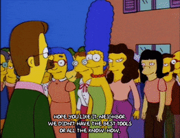 homer simpson luanne van houten GIF