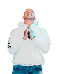 Artist Pray Sticker by Stockanotti