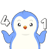 6 7 Penguin Sticker by Pudgy Penguins