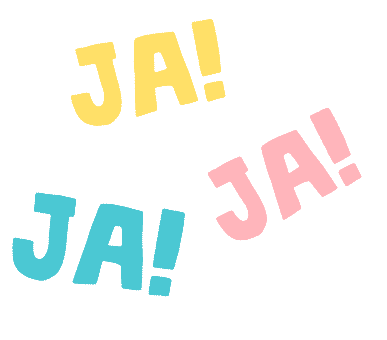 Ja Ja Ja Sticker