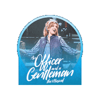 jwponstage musicals officer and a gentleman officergentuk Sticker