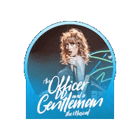 jwponstage material girl officer and a gentleman officergentuk Sticker