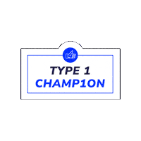 Champion Thumbs Up Sticker by Breakthrough T1D Australia