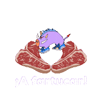 Chuleton Fartura Sticker by Raza Palleira