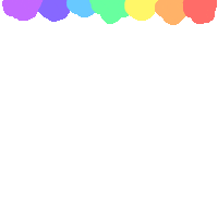 Rainbow Drop Sticker