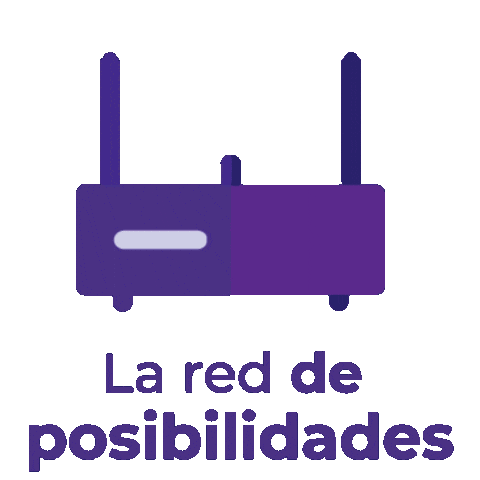 vnet_ve giphyupload purple internet morado Sticker