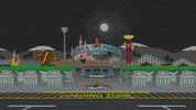 roller coaster night GIF by South Park 