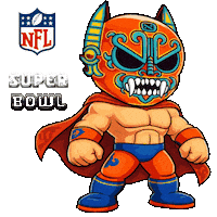 Super Bowl Nfl Sticker by Guerrero Maya