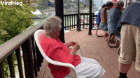 Crack Shot With a Rubber Band From Cheeky Grandma