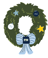 Merry Christmas Sticker by Florida International University