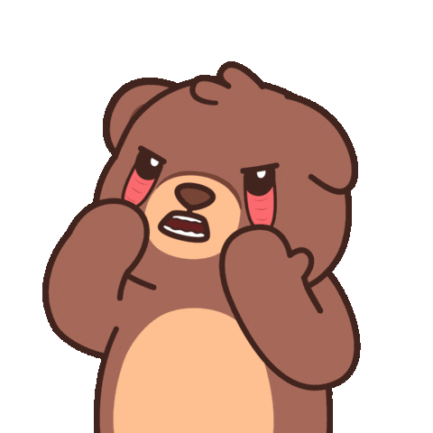 Teddy Bear Omg Sticker by BEARISH