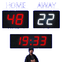 22 Away Sticker