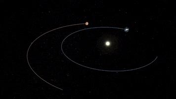 red planet sun GIF by NASA