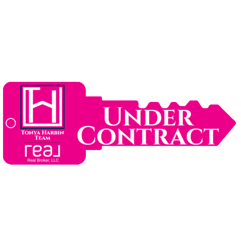 Under Contract Sticker by Tonya Harbin Team Brokered by Real