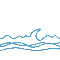 novidwiwulandari blue nature water beach Sticker