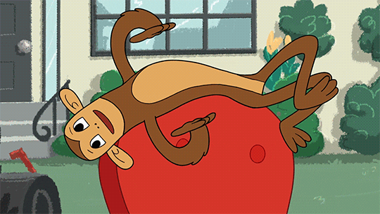 monkey lol GIF by Cartoon Hangover