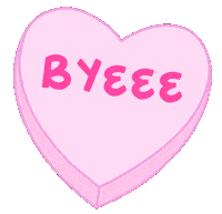 Valentines Day Goodbye Sticker