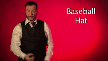 sign language baseball hat GIF by Sign with Robert