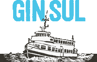 gin-sul drinks boat portugal gin Sticker