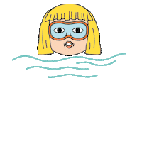 Girl Water Sticker