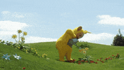 Tinky Winky Flowers GIF by Teletubbies