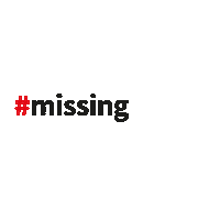 Missingtype Sticker by blutspendebayern