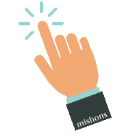 Mishons point mishons mishonshove Sticker