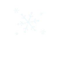 Merry Christmas Snow Sticker