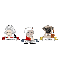 Classical Music Cats Sticker by Singapore Symphony Orchestra