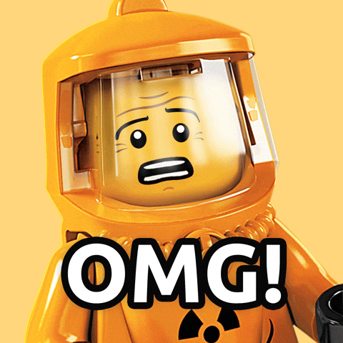 Lego Reactions Omg GIF by LEGO