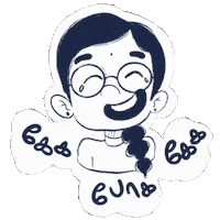 Tamil Sticker by Rafflesia Illustration