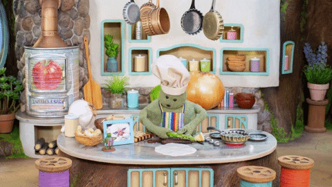 Cat Cooking GIF by The Tiny Chef Show