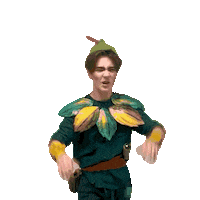 Peter Pan Hook Sticker by Musikalfabrikken