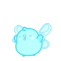 flying peter pan Sticker by Molang