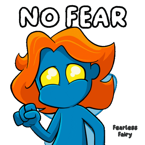 Fear No Sticker by VeeFriends