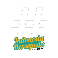 cyclopediaid haribersepeda cyclopediaharibersepeda haribersepedanasional indonesia bersepeda Sticker